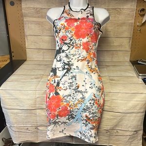 Floral Sleeveless Dress (Smoker)